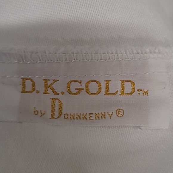 Donnkenny D.K. Gold white cotton pants 2 pockets - Picture 6 of 6